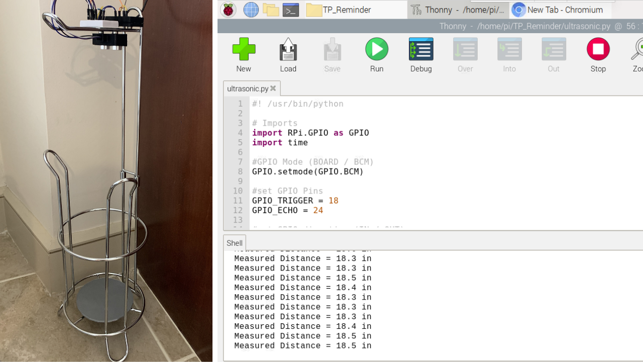 Raspberry Pi Toilet Paper Reminder