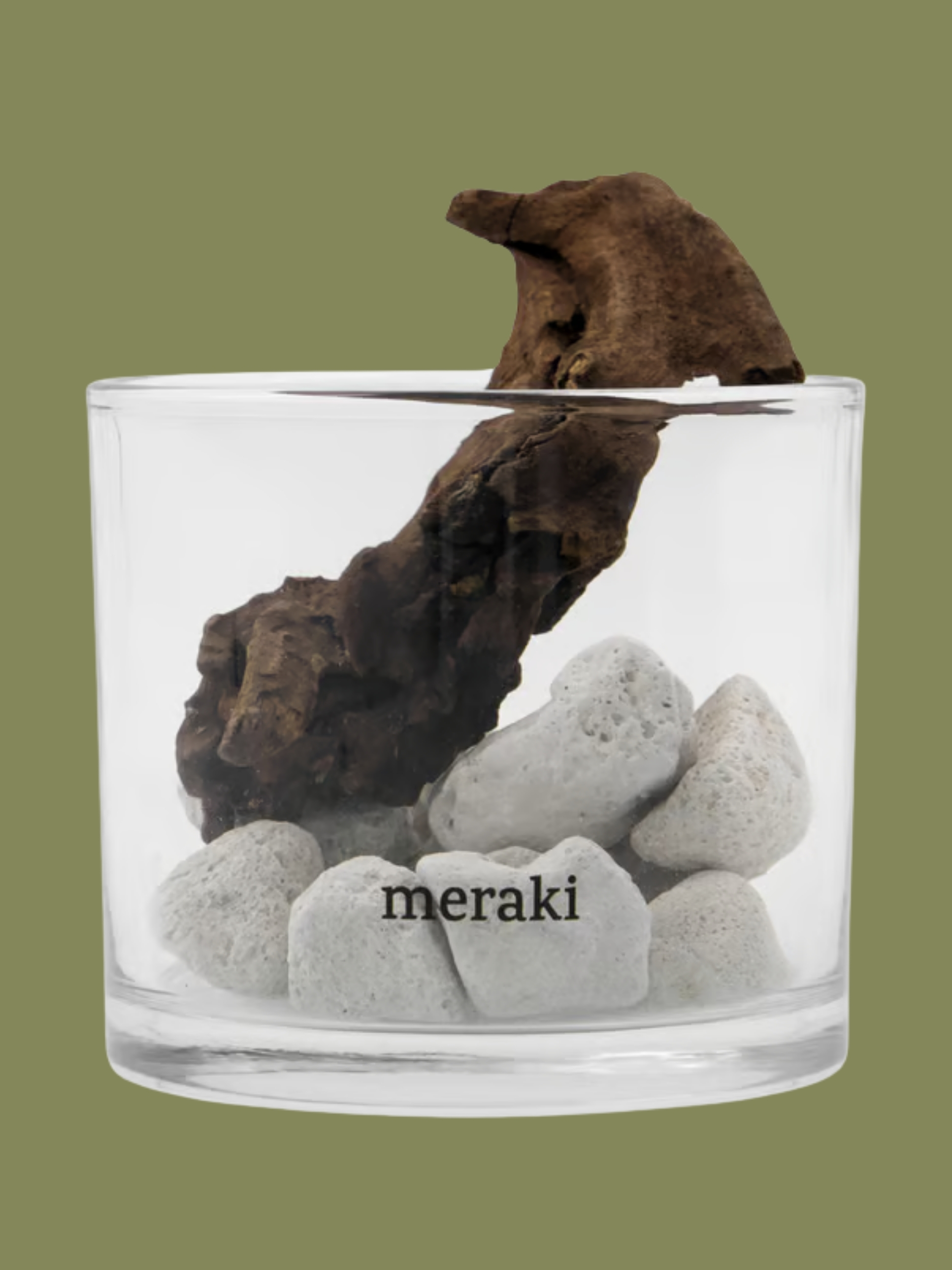 Meraki, Diffuser Lava Stone and Wood, Black