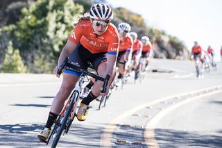 Megan Jastrab racing for Rally UHC Cycling in 2019