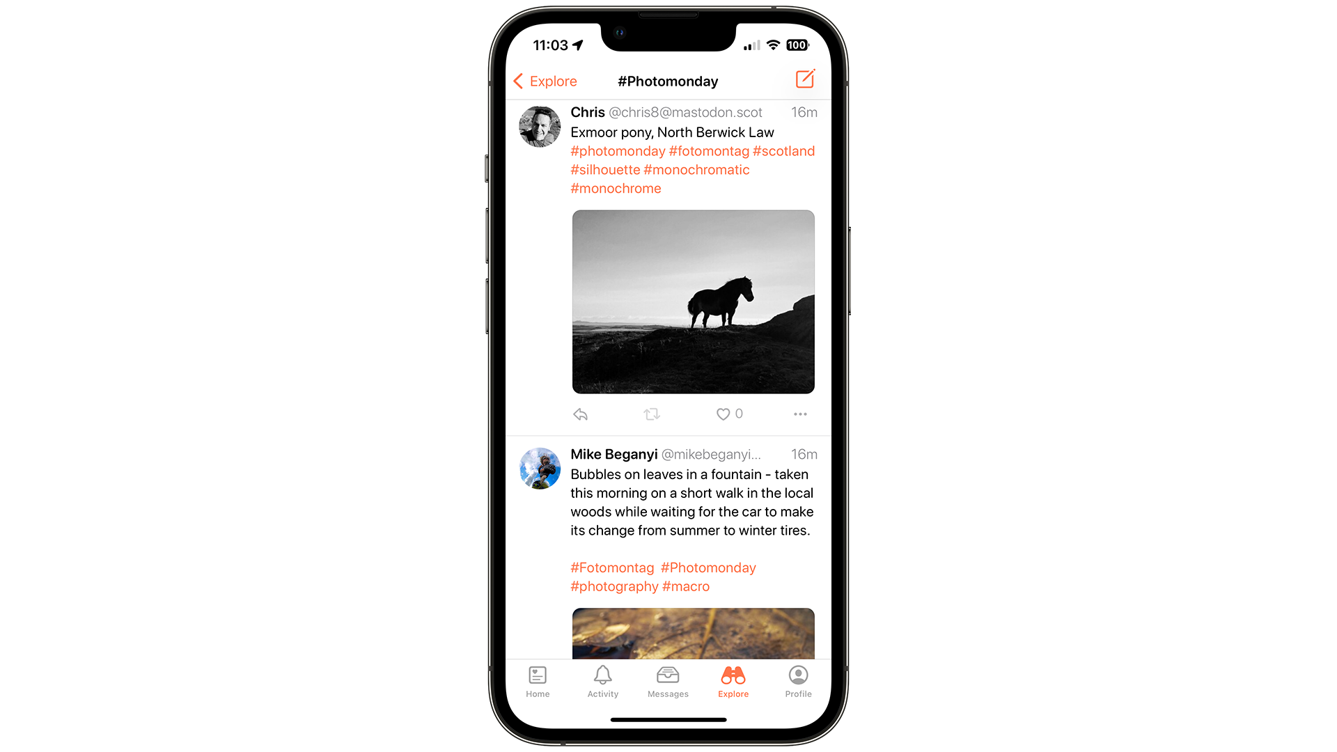 Mammoth on iOS