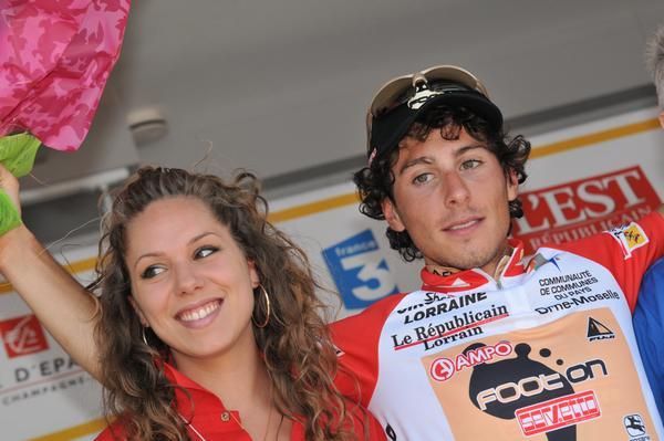Fabio Felline (Footon-Servetto) leads the young rider classification.
