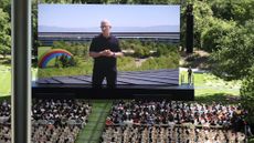 Apple CEO Tim Cook presents at WWDC