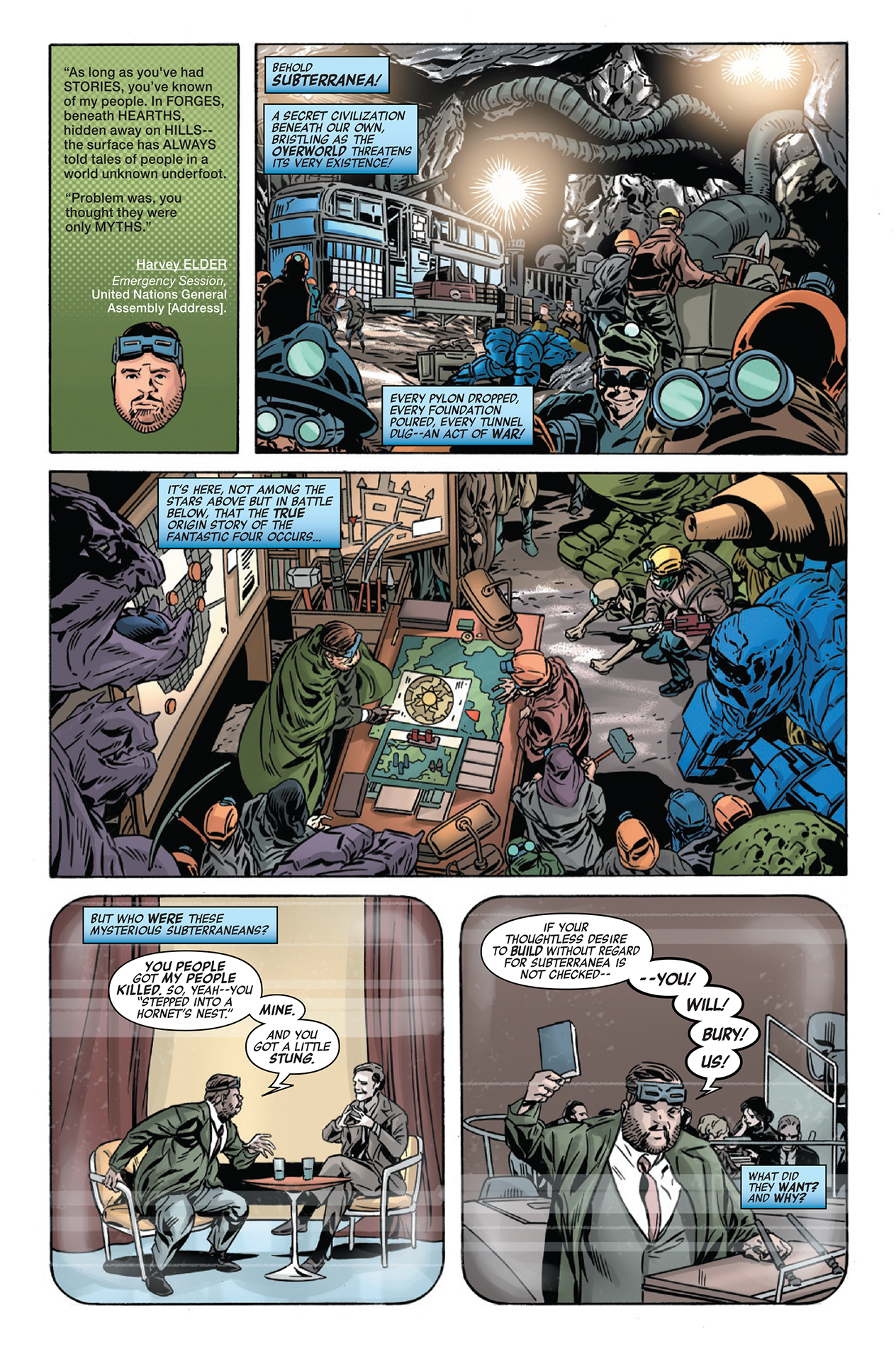 The Mole Man in Subterranea, and on TV