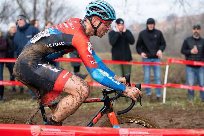Jeremy Powers is a four-time elite men's US cyclo-cross national championships winner