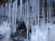 icicles apostle islands national lakeshore