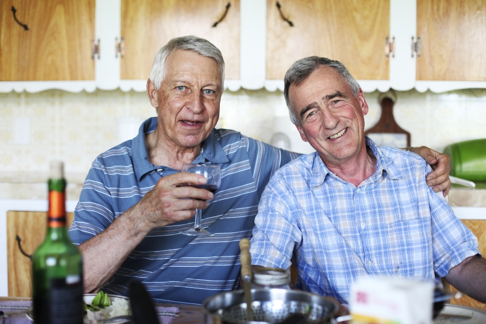 Men gay old mature Senior sex:
