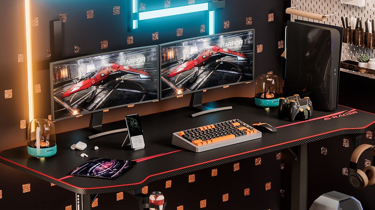 The best gaming desk 2024 top desks for gaming TechRadar