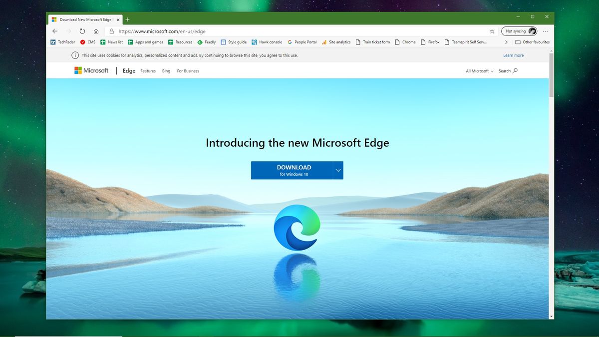 download and install microsoft edge for vista