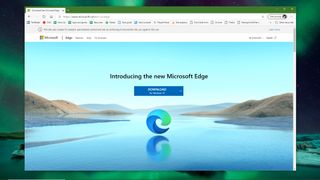 Kuvakaappaus Microsoft Edge -selaimesta