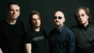 Porcupine Tree posing for a photograph in 2009