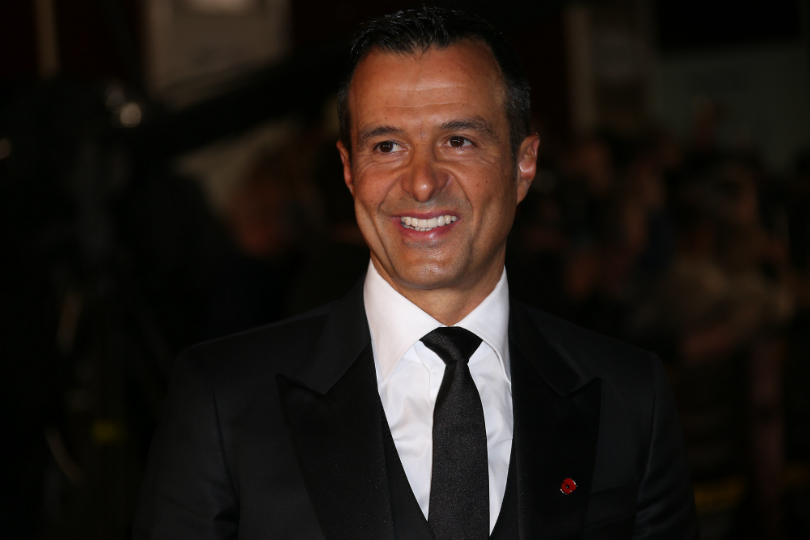 Jorge Mendes at the premiere for Cristiano Ronaldo's film back in 2015