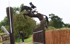 Ben Way riding GALLEY LIGHT during the cross country phase of The Land Rover Burghley Horse Trials near Stamford in Lincolnshire UK on 3rd September 2016