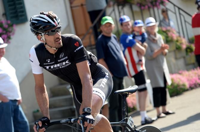 Fabian Cancellara at the finish