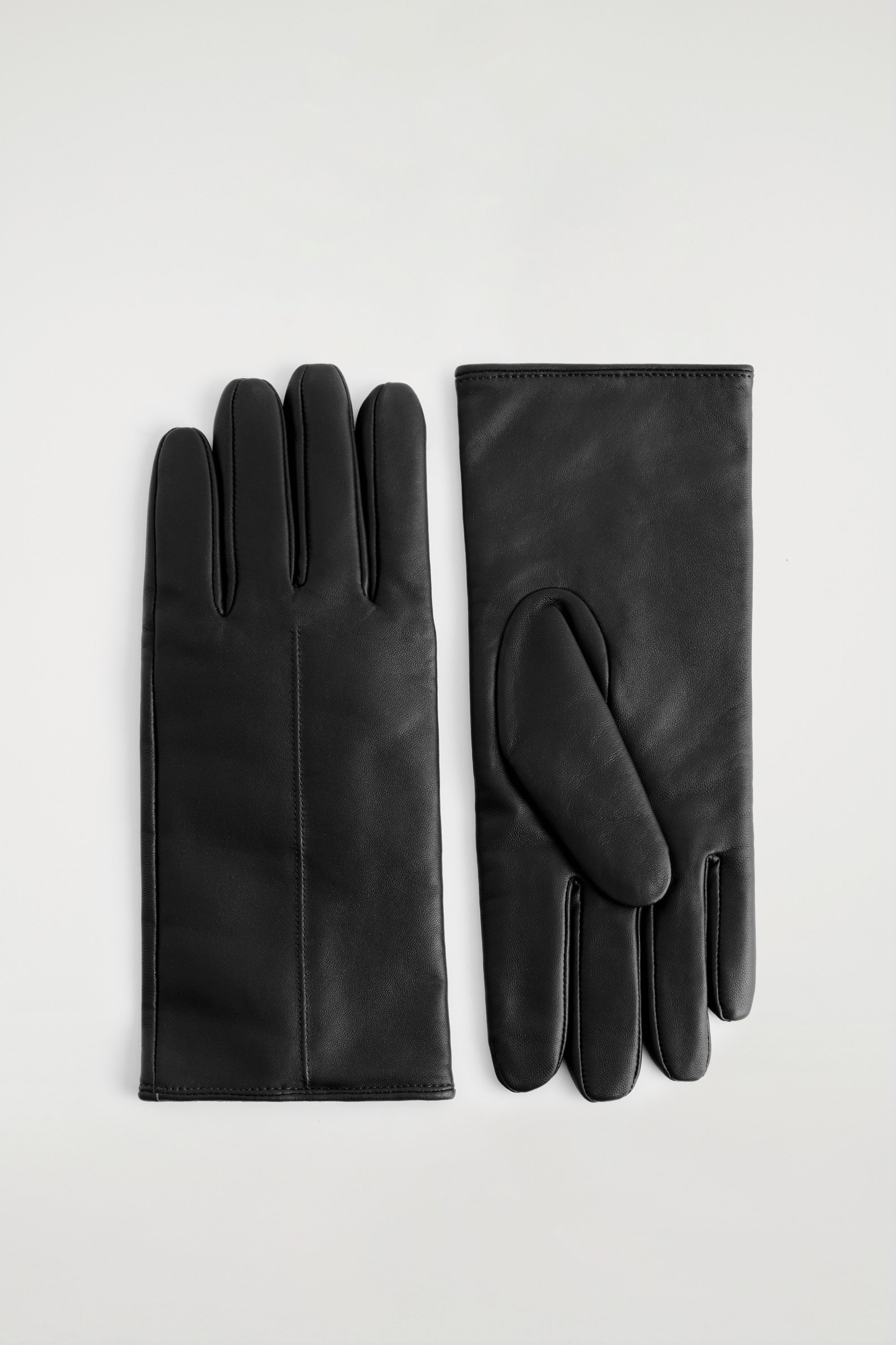 Cashmere-Lined Leather Gloves