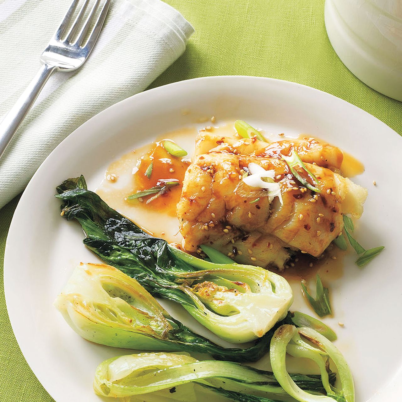 Carb Lover&#039;s maple-glazed cod with pak choi-cod recipes-recipe ideas-new recipes-woman and home