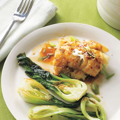 Carb Lover's maple-glazed cod with pak choi-cod recipes-recipe ideas-new recipes-woman and home