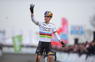 Wout Van Aert wins Belgian cyclo-cross title