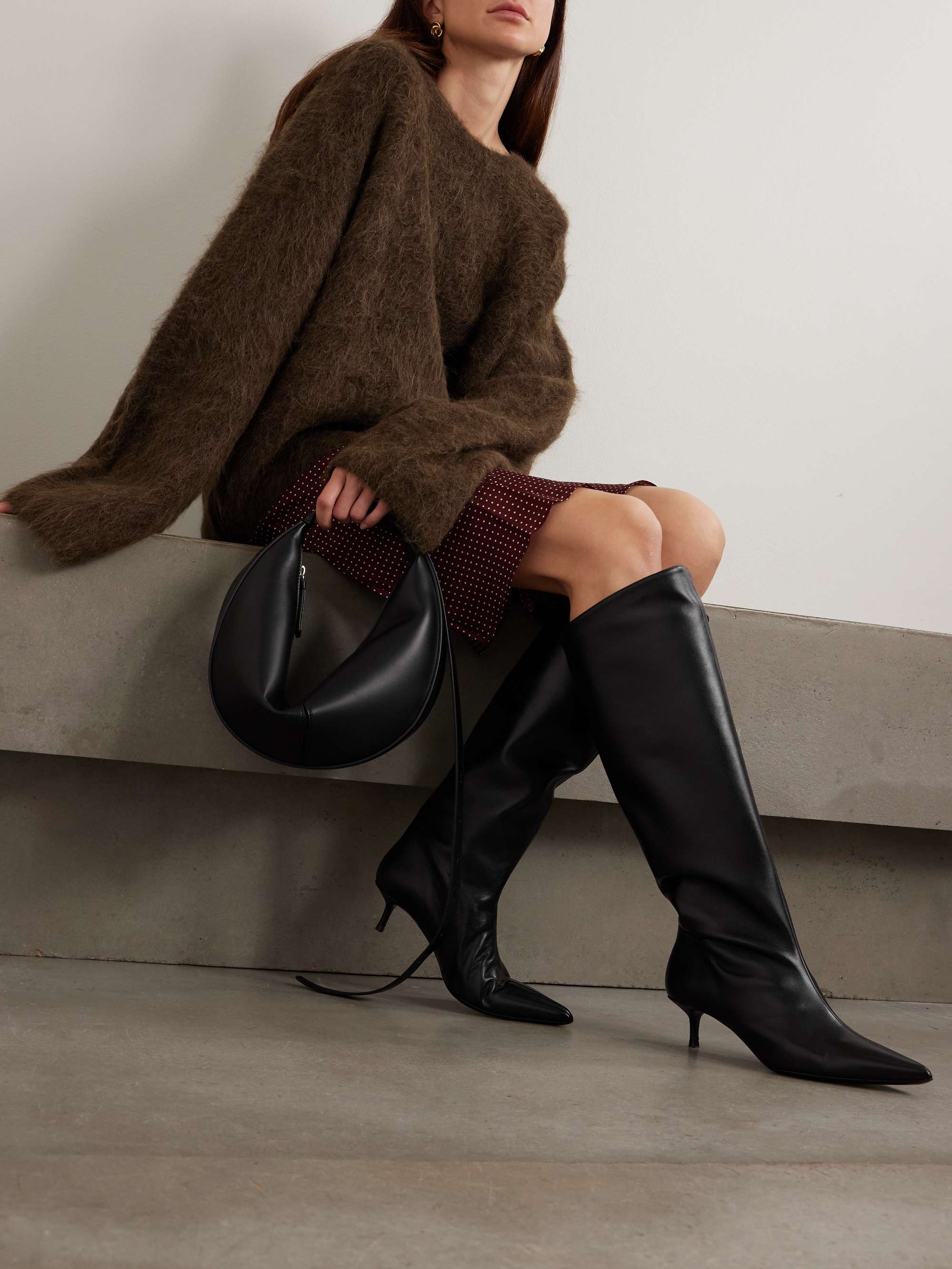 Sebastian Leather Knee Boots