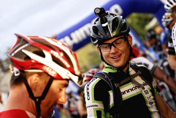 Alex Grant at the start