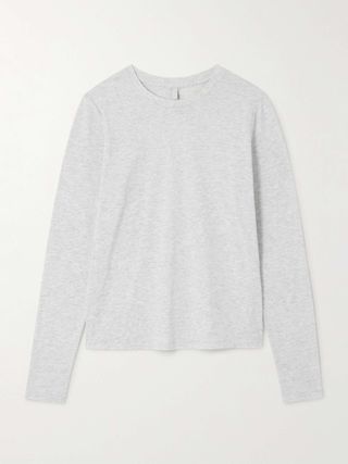 Long Sleeve T-Shirt - Light Heather Grey