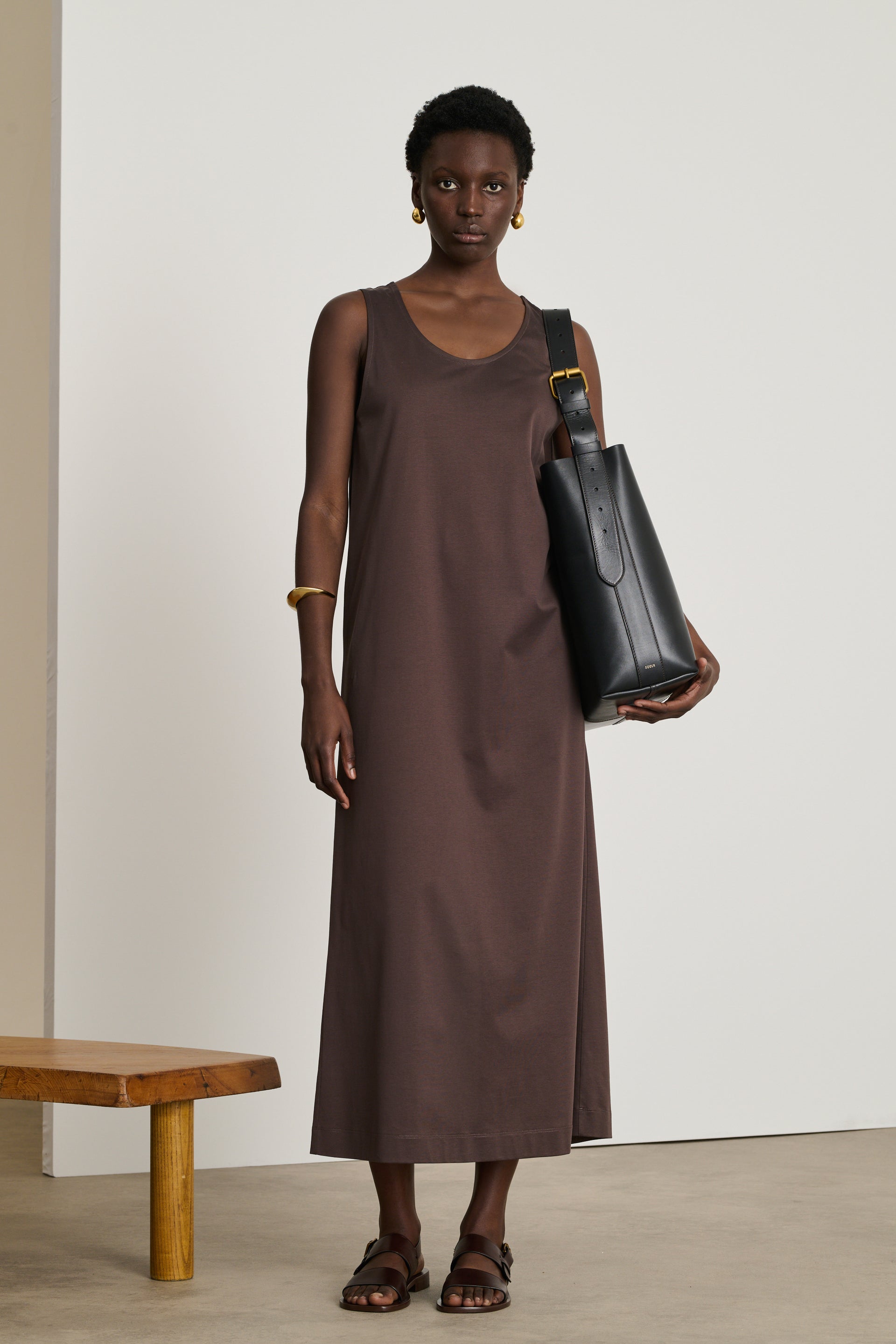 Brown Delia Dress