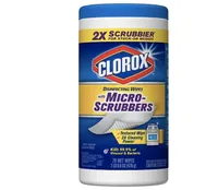 OUT OF STOCK Clorox wipes with micro-scrubbers | $10.19 at Staples
Want a bit more scrubbing power? Pick up these Clorox wipes with built-in micro-scrubbers from Staples. These Clorox wipes are textured to power through tough messes and effectively kill bacteria and viruses.