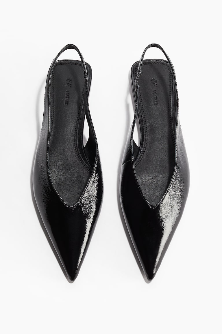 Leather Slingbacks