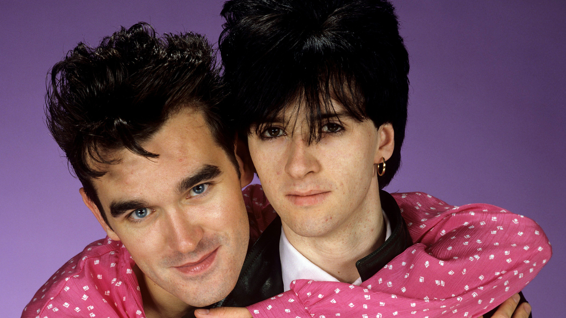 Morrissey And Johnny Marr of The Smiths, Morrissey And Johnny Marr, 1985