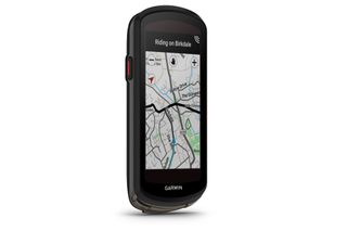 The Garmin Edge 1040 images shows the navigation map screen