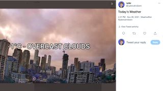 Twitter Weather Bot with a Raspberry Pi