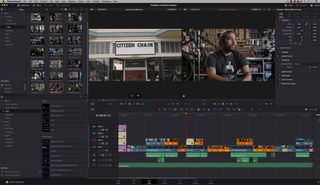 screenshot of DaVinci Resolve