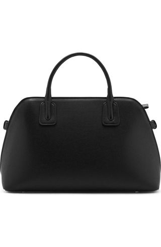 Faux Leather Bowling Bag