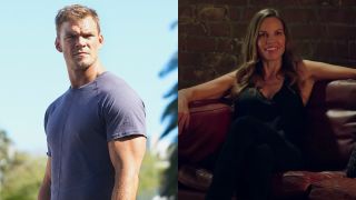 Alan Ritchson in Reacher and Hilary Swank in Fatale