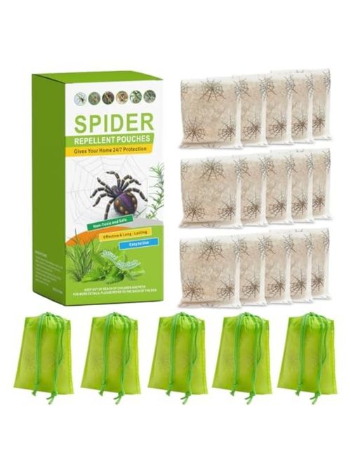 15 Pack Natural Spider Repellent