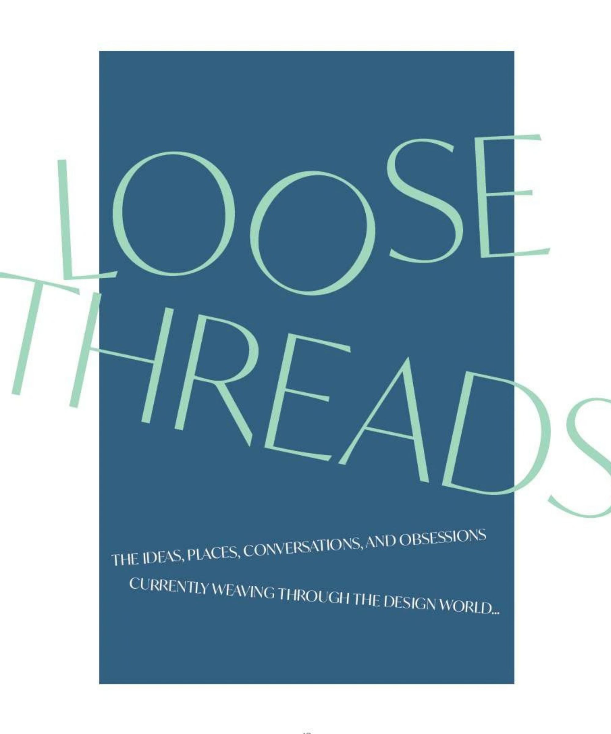 Loose Threads header