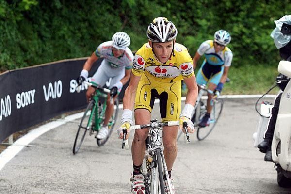 Riccardo Ricc&ograve; during his attack on the Monteleone