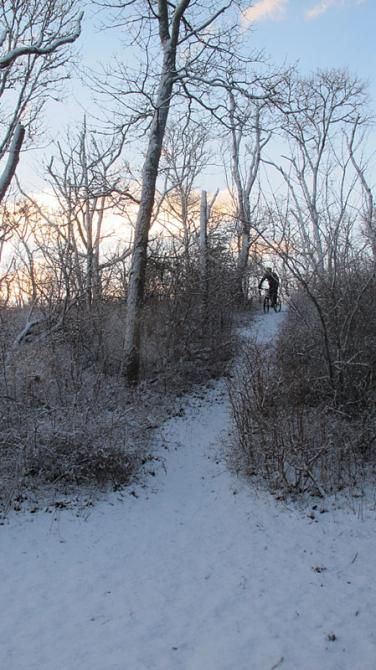 Mike Broderick gets some fresh tracks.