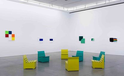 New York’s 303 Gallery is showcasing Mary Heilmann’s latest creative endeavors in a new exhibition, featuring forty-five works