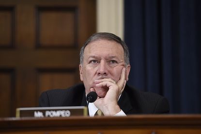 CIA director nominee, Rep. Mike Pompeo.