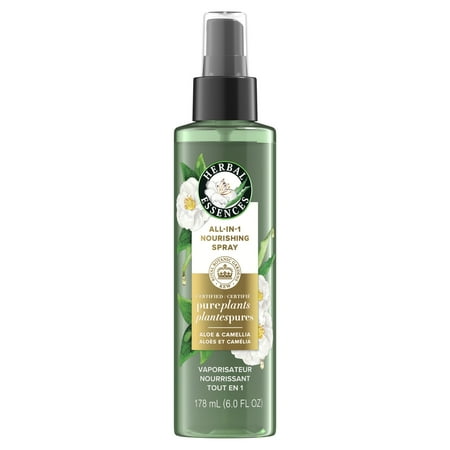 Herbal Essences All-In-1 Nourishing Spray, Certified Pure Plants, With Aloe and Camellia Flower Oil, 6 Fl Oz