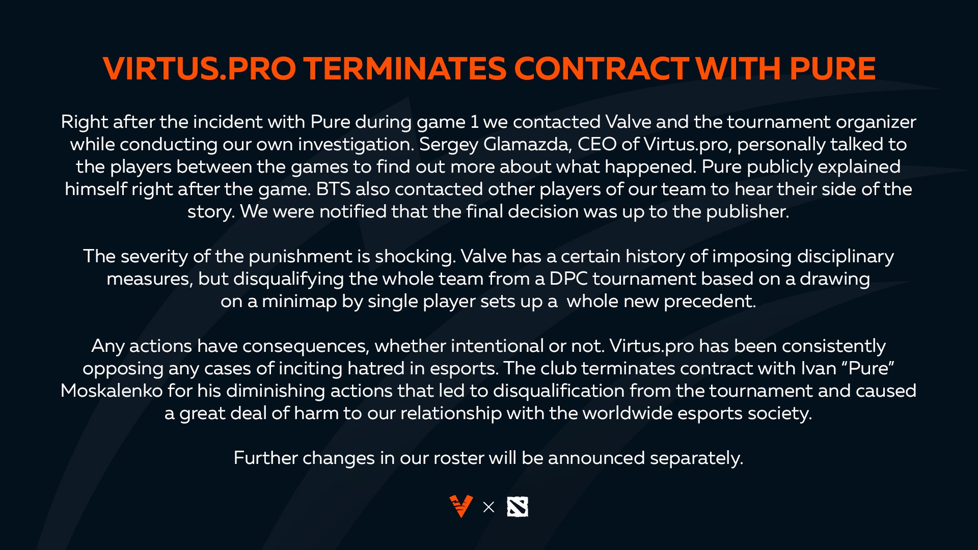 Virtus.pro releases Pure
