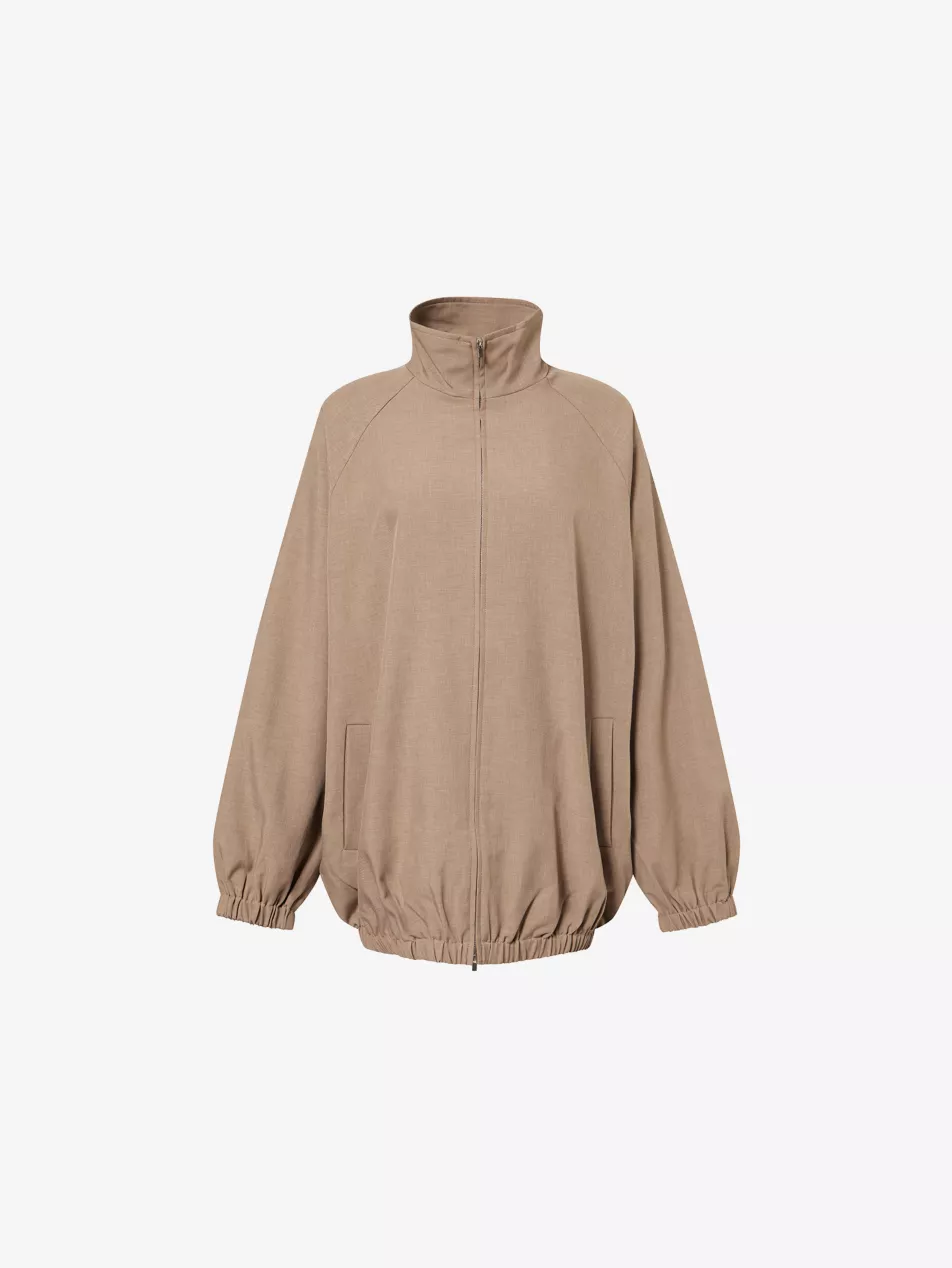 Baxter Oversized Woven Track Jacket - Xxs