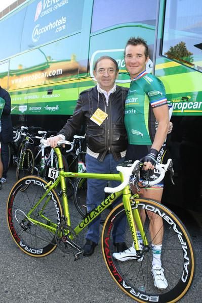 Thomas Voeckler (Europcar) and Ernesto Colnago