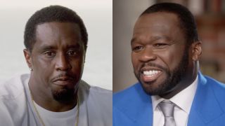 Sean "Diddy" Combs speaks to Revolt, while Curtis "50 Cent" Jackson speaks to Good Morning America.