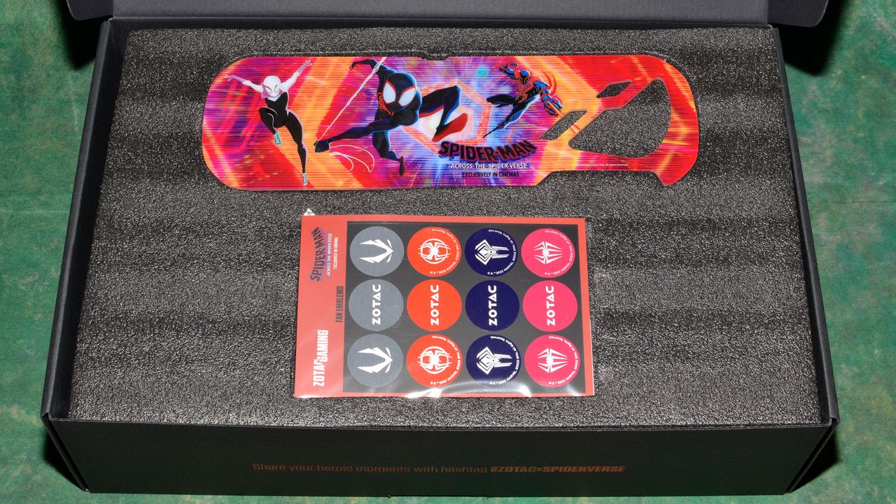 Zotac RTX 4070 Ti &mdash; Spider-Man: Across the Spider-Verse edition