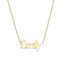 Abbott Lyon, Editorial Name Necklace ( $88|£62.10)