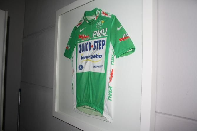 Tom Boonen's green jersey from the 2007 Tour de France