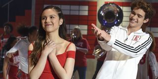 Olivia Rodrigo and Joshua Bassett in High School Musical series