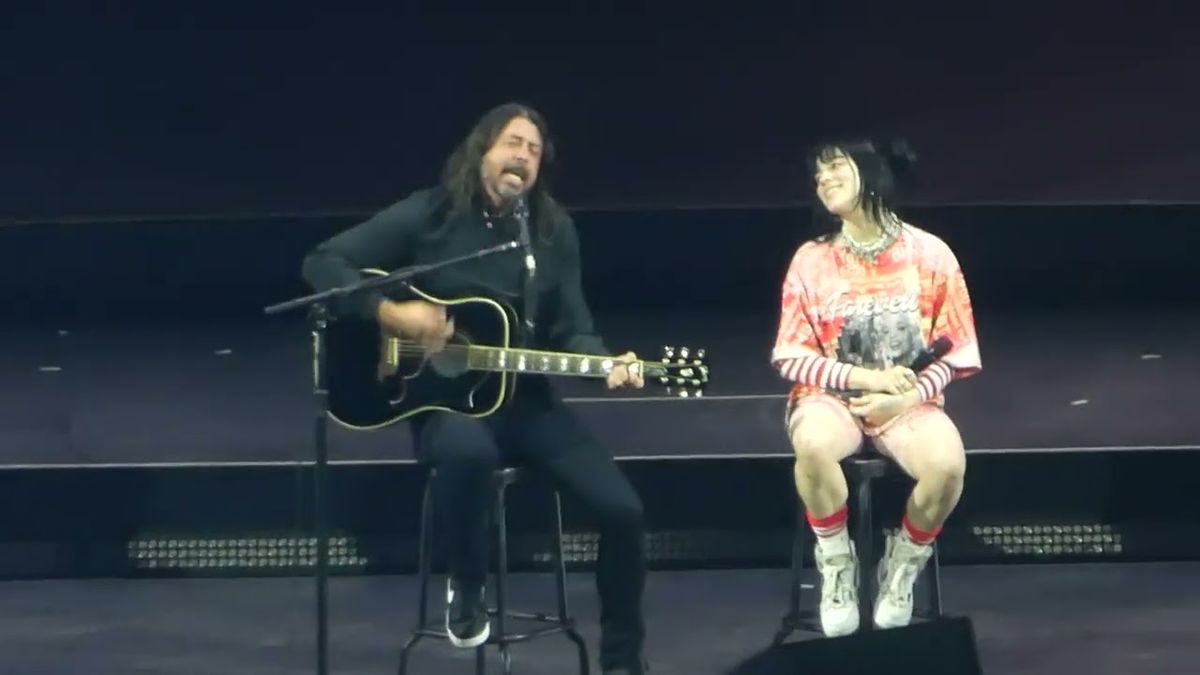 Dave Grohl and Billie Eilish