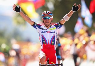 Joaquim Rodriguez (Katusha) wins stage 3 at the Tour de France
